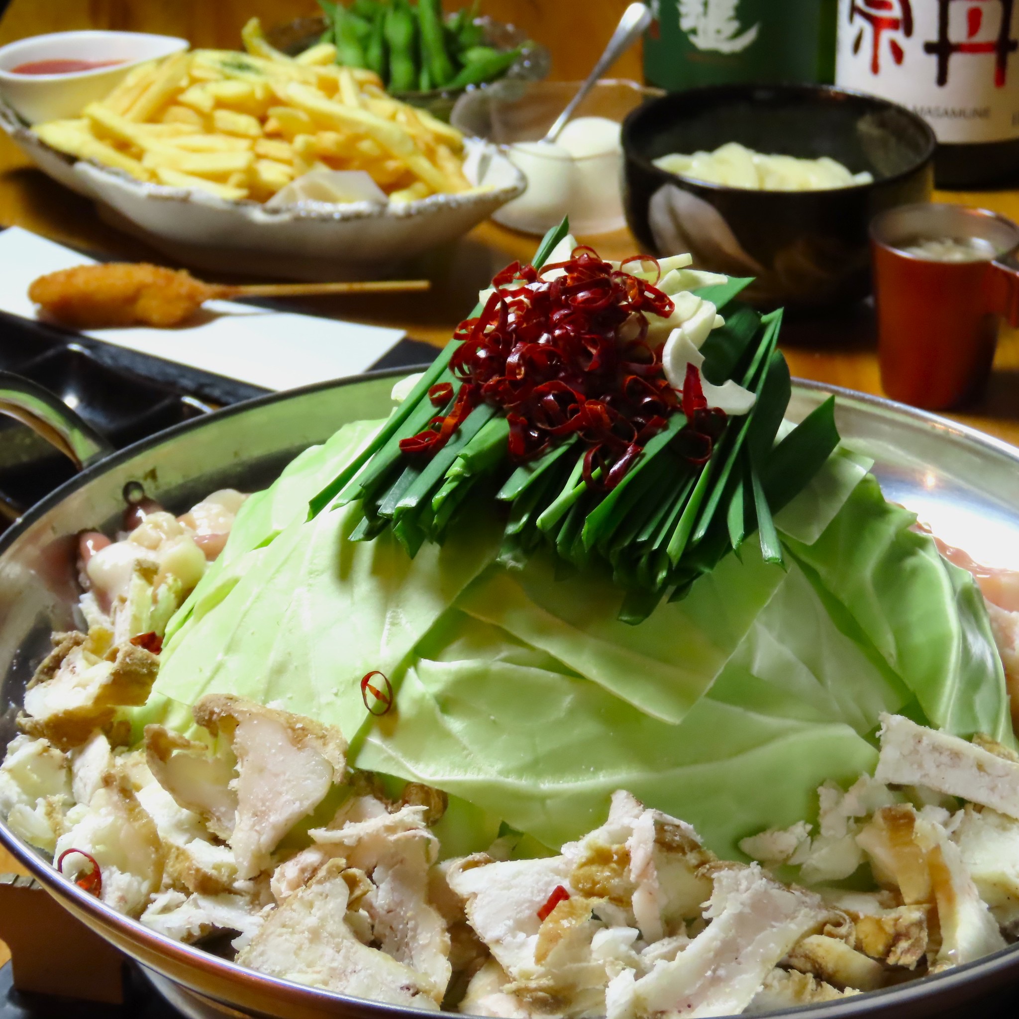 浪花串鍋堂 名物かすもつ鍋とかすうどん酒場 松山本店