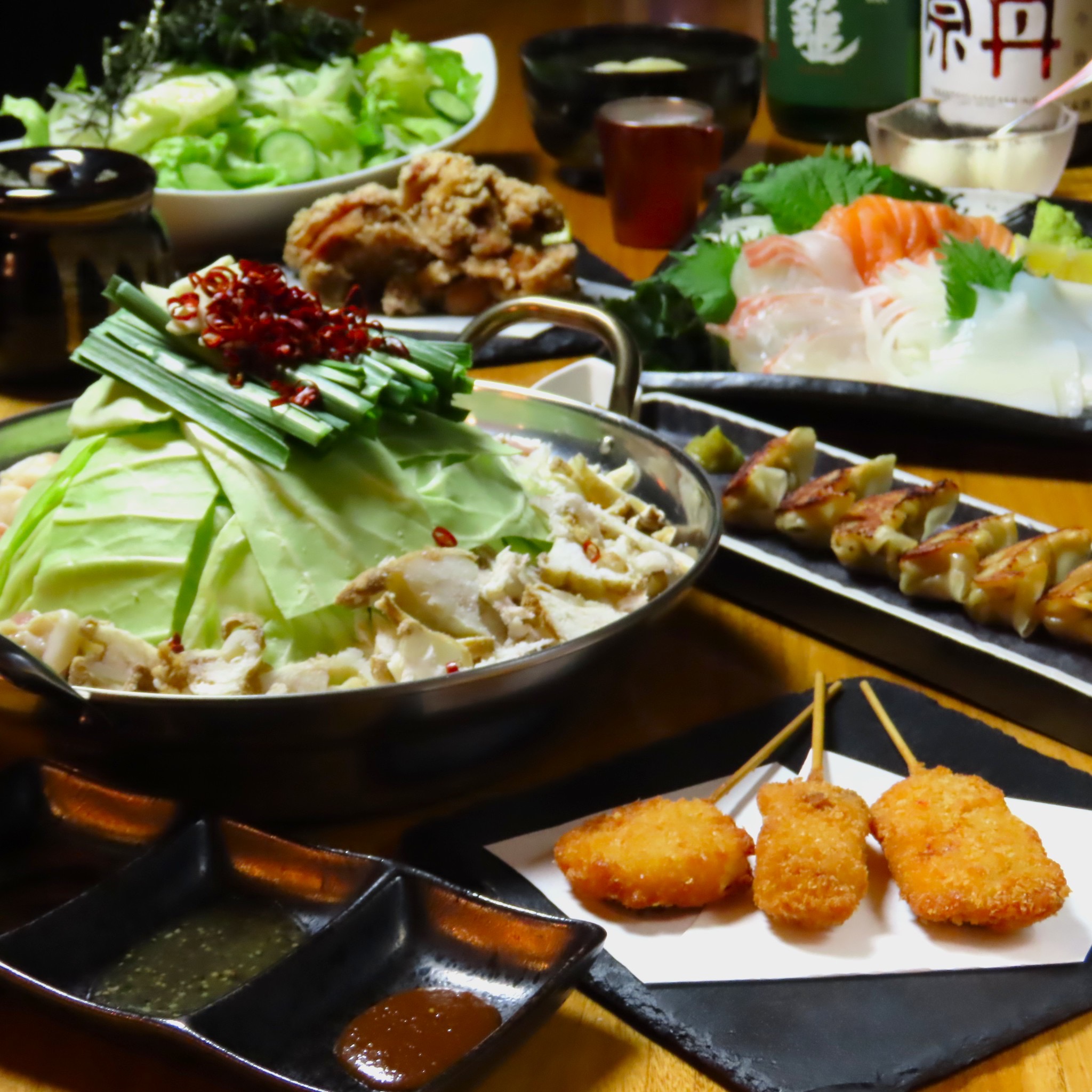 浪花串鍋堂 名物かすもつ鍋とかすうどん酒場 松山本店