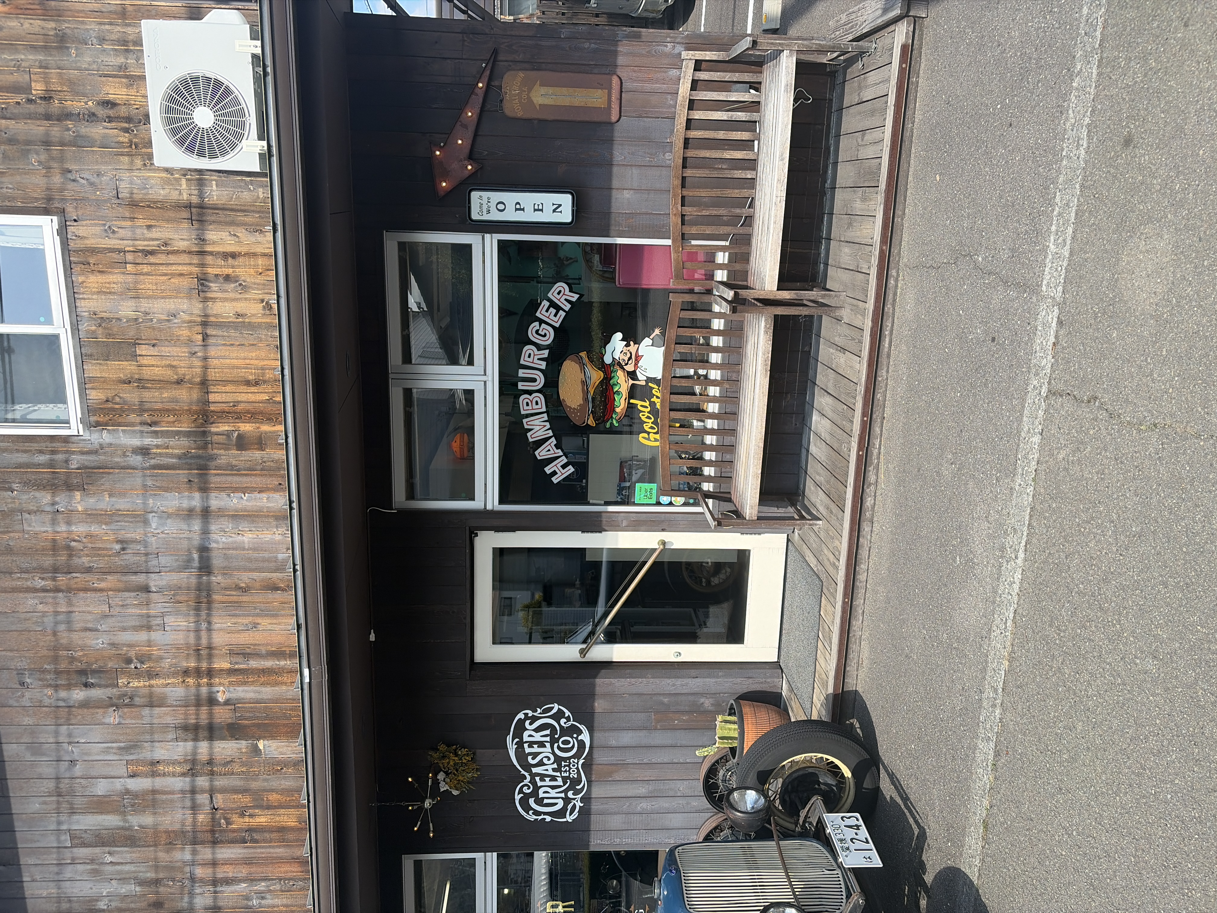 Greasers co. Hamburger